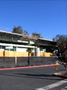 Seismic retrofit work at El Cerrito del Norte station, October 2012