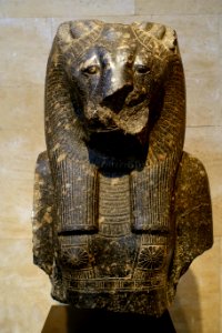 Sekhmet, excavated from the Temple of Mut, Karnak, Egypt, New Kingdom, 18th Dynasty, c. 1550-1295 BC, granite - Matsuoka Museum of Art - Tokyo, Japan - DSC07006 photo