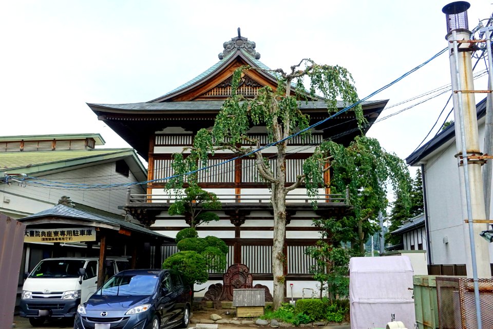 Seiyoin Temple building - Morioka, Iwate - DSC04224