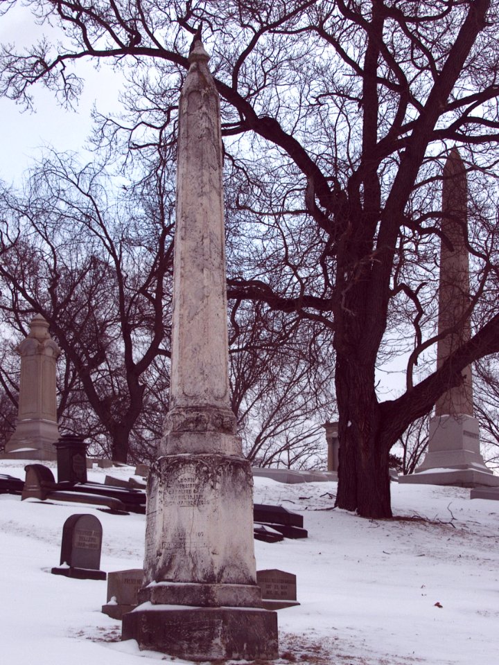 Sellers Monument, Allegheny Cemetery, 2015-02019, 01