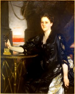 Sarah Lawrence Brooks by John Singer Sargent, 1890, oil on canvas - Peabody Essex Museum - DSC06951