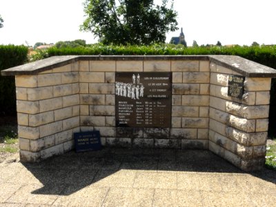 Senon (Meuse) stèle des fusillés