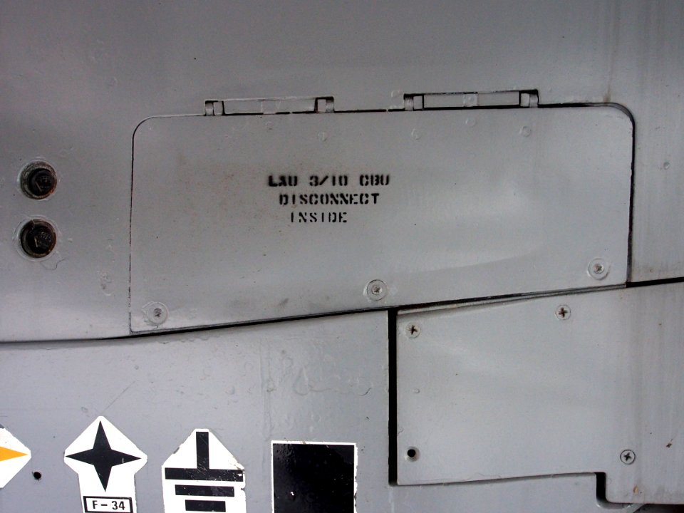 SEPECAT Jaguar XZ357 writings at the Piet Smits collection at Baarlo in Netherlands, pic33