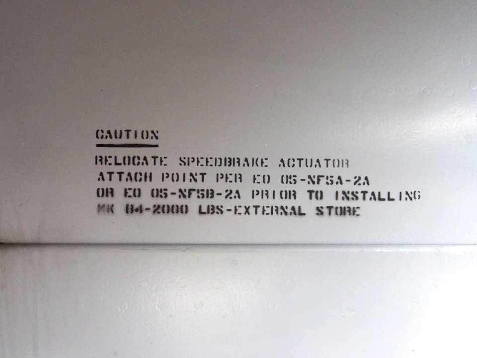 SEPECAT Jaguar XZ357 writings at the Piet Smits collection at Baarlo in Netherlands, pic15