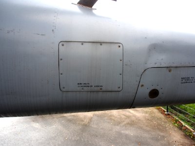 SEPECAT Jaguar XZ357 writings at the Piet Smits collection at Baarlo in Netherlands, pic28