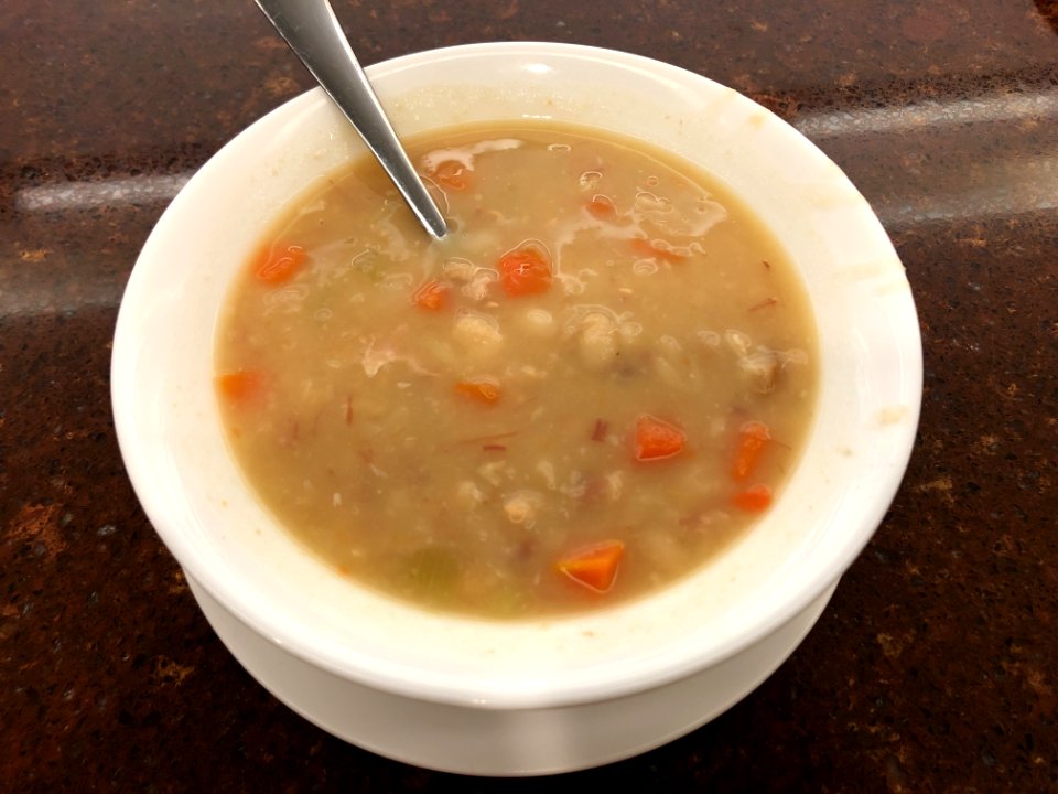 Senate bean soup, United States Capitol Visitor Center, April 2019