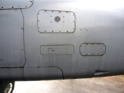 SEPECAT Jaguar XZ357 writings at the Piet Smits collection at Baarlo in Netherlands, pic27