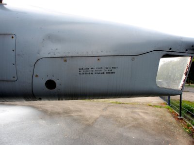 SEPECAT Jaguar XZ357 writings at the Piet Smits collection at Baarlo in Netherlands, pic29