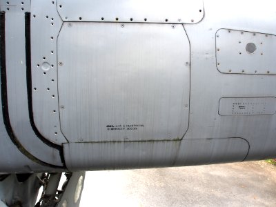 SEPECAT Jaguar XZ357 writings at the Piet Smits collection at Baarlo in Netherlands, pic26