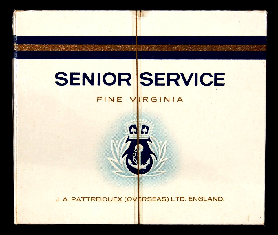 Senior Service cigarettes pack, pic2