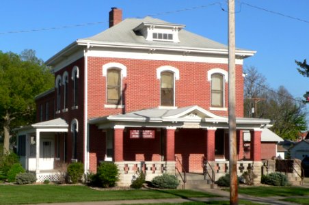 Seneca, Kansas jail and sheriff residence from NW 1