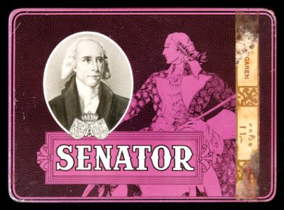 Senator paars sigarenblikje