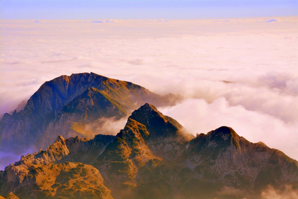 Landscape tops italy