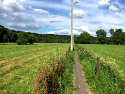 Sentier des prairies du château à Ham-sur-Heure