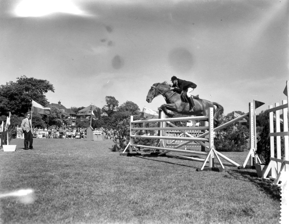 Selectiespringconcours voor het kampioenschap van Nederland in Den Haag, Bestanddeelnr 910-4445