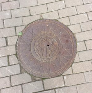 Schachtdeckel Sankt Petersburg - Jussupow-Palast 1