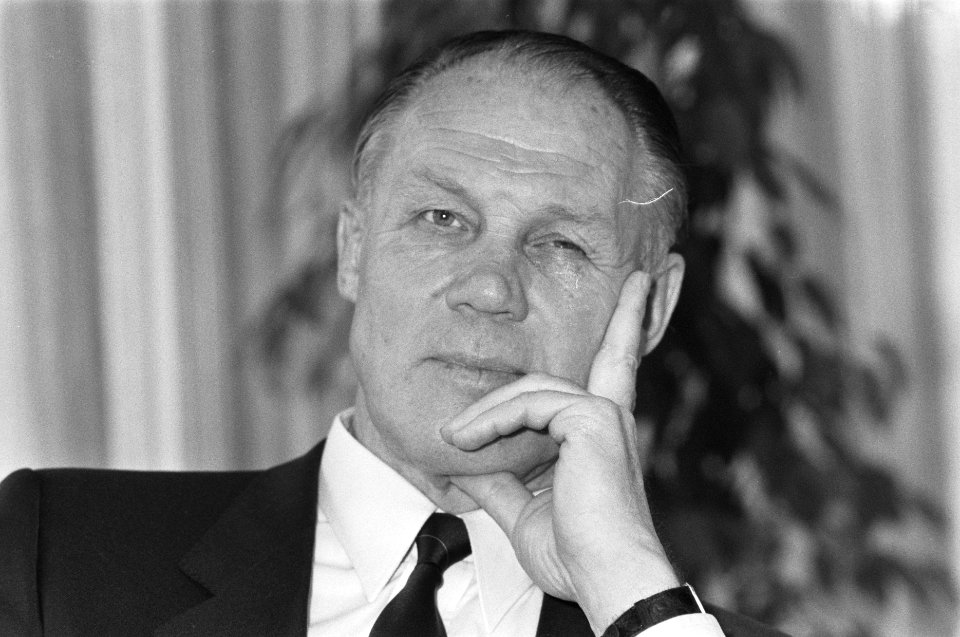 Selectie Nederlands elftal in Zeist Rinus Michels , kop, Bestanddeelnr 934-2141