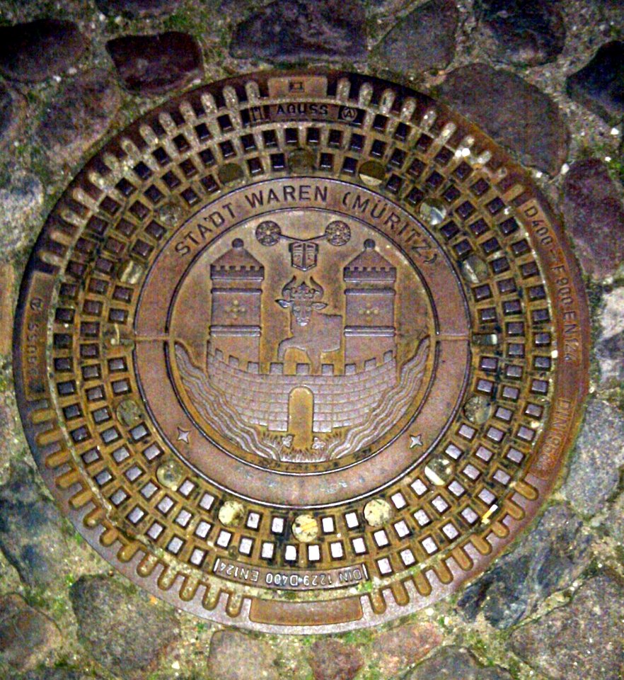 Schachtdeckel Waren(Müritz)