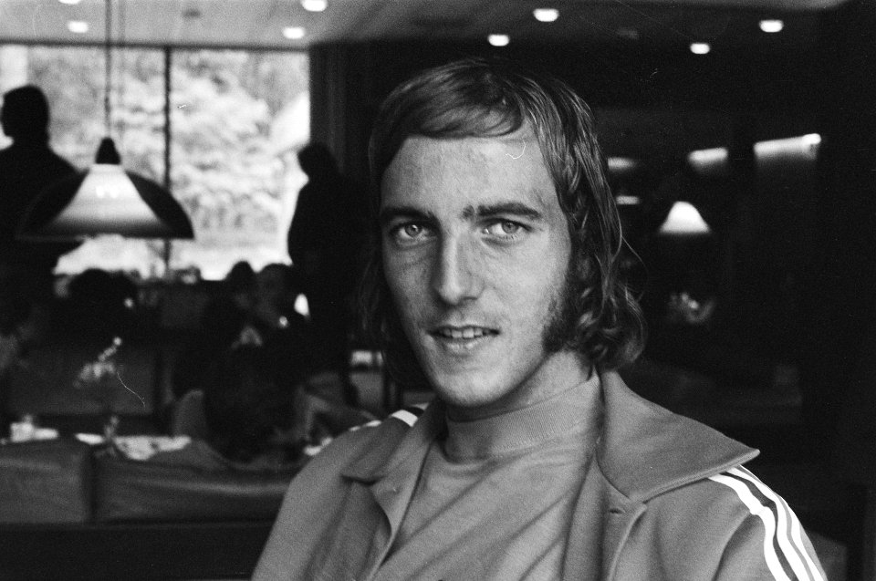 Selectie Nederlands elftal voor WK voetbal 1974 bijeen in Zeist Johan Neeskens , Bestanddeelnr 927-2276
