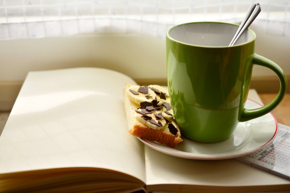 Read plan coffee cup