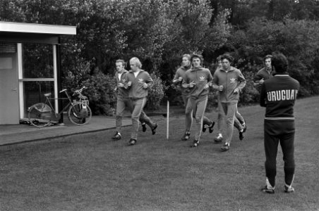 Selectie Nederlands elftal laatste dag bijeen in Zeist vo vertrek naar de WK Ur, Bestanddeelnr 927-2481