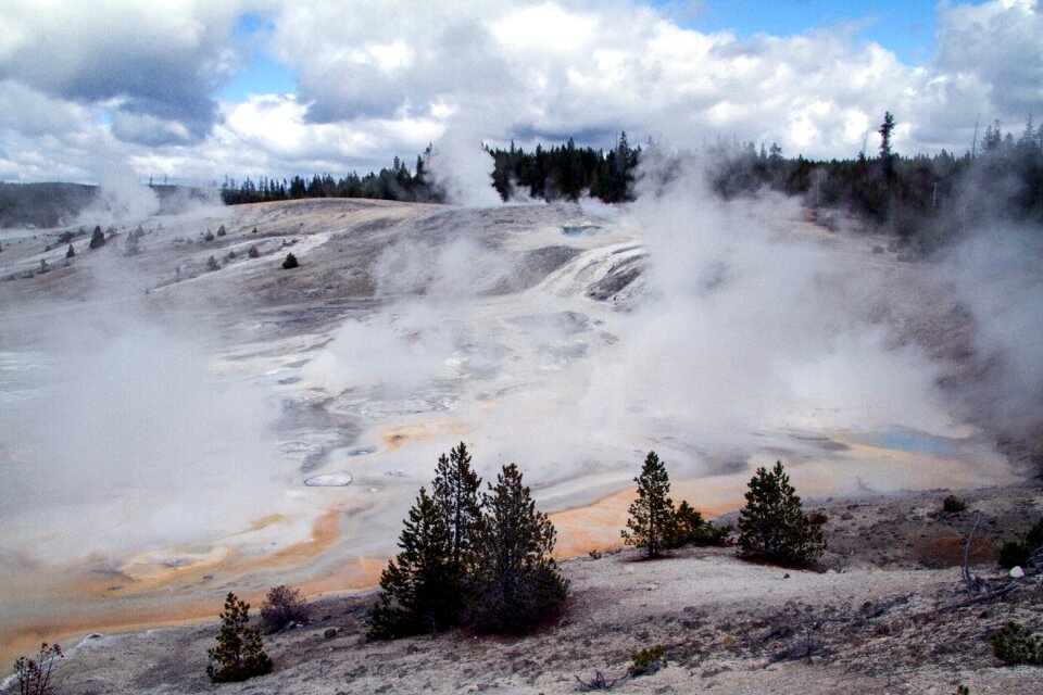 Volcanism hot volcanic