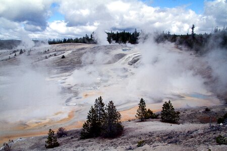 Volcanism hot volcanic