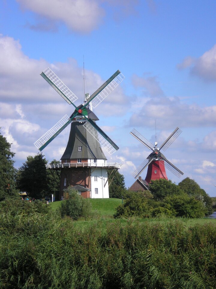 North sea northern germany greetsieler twin mills