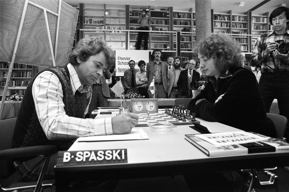 Schaaktweekamp Spassky en Timman, Bestanddeelnr 929-3839