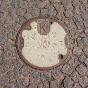 Schachtdeckel Sankt Petersburg - Haseninsel 2