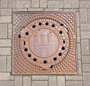 Schachtdeckel Hansestadt Hamburg