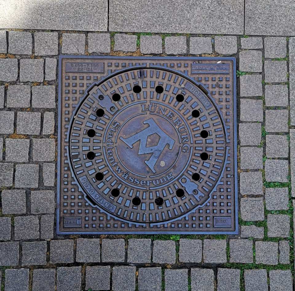Schachtdeckel Lüneburg Stadtentwässerung