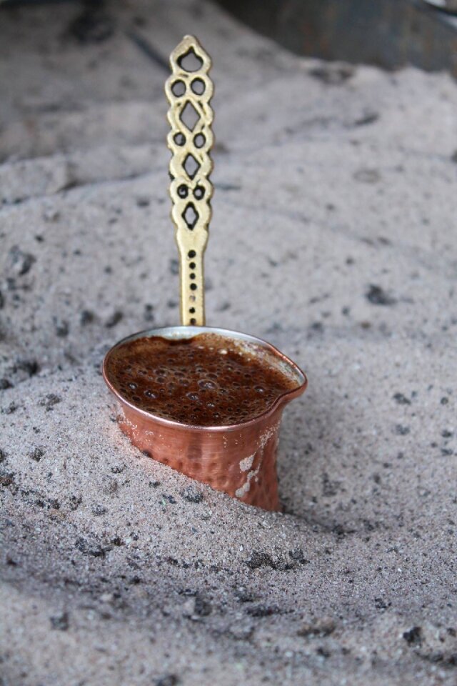 Turkish coffee sand coffee