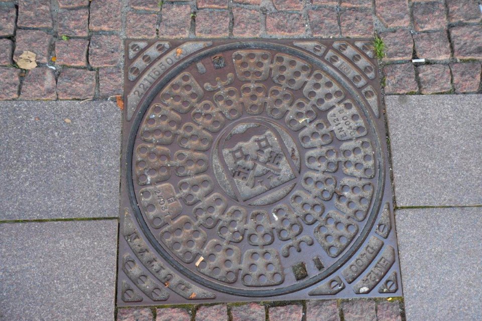 Schachtdeckel in Næstved