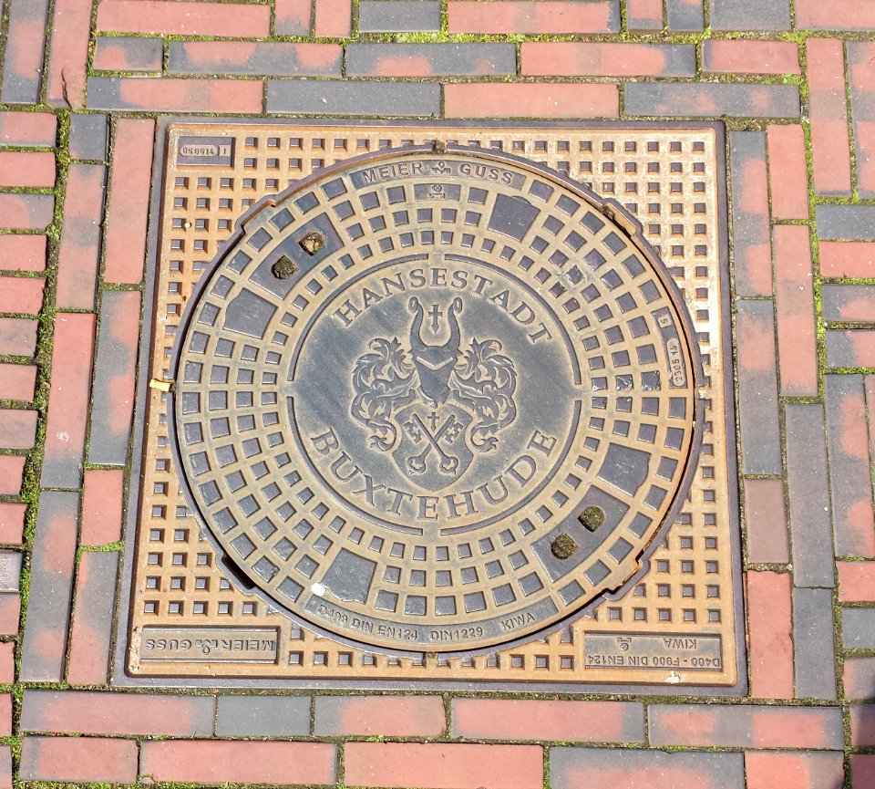 Schachtdeckel Hansestadt Buxtehude