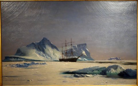 Scene in the Arctic by William Bradford, c. 1880, oil on canvas - De Young Museum - DSC00942
