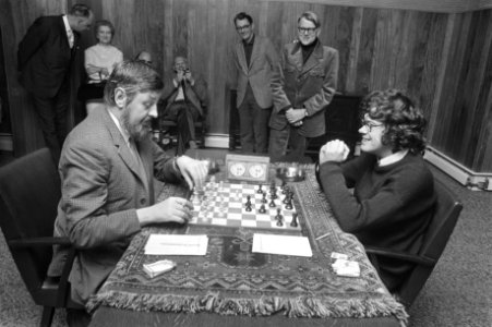 Schaaktweekamp J. H. Donner tegen H. Ree in Amsterdam, Bestanddeelnr 925-1003