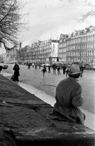 Schaatsen op Nassaukade, Bestanddeelnr 923-1191