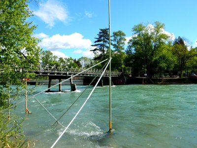 Schützefahrbrügg Aare bei Münsingen