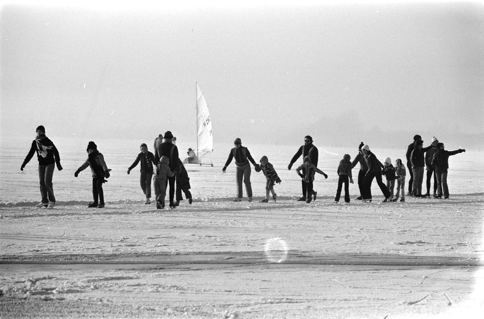 Schaatspret op Westeinder Plassen, Bestanddeelnr 930-0669