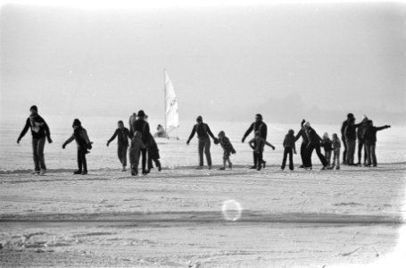 Schaatspret op Westeinder Plassen, Bestanddeelnr 930-0669