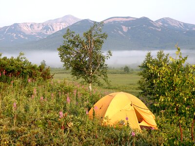 Tent vacation nature