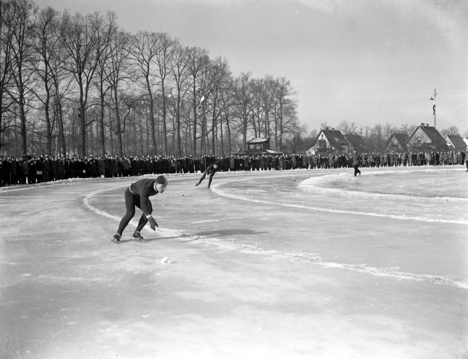 Schaatskampioenschappen langebaan Amersfoort Maarse 1, Van de Voort 2., Bestanddeelnr 906-9963