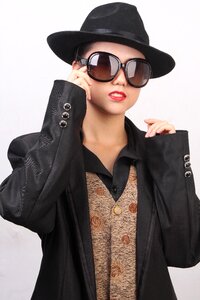 Glasses like a person male clothing
