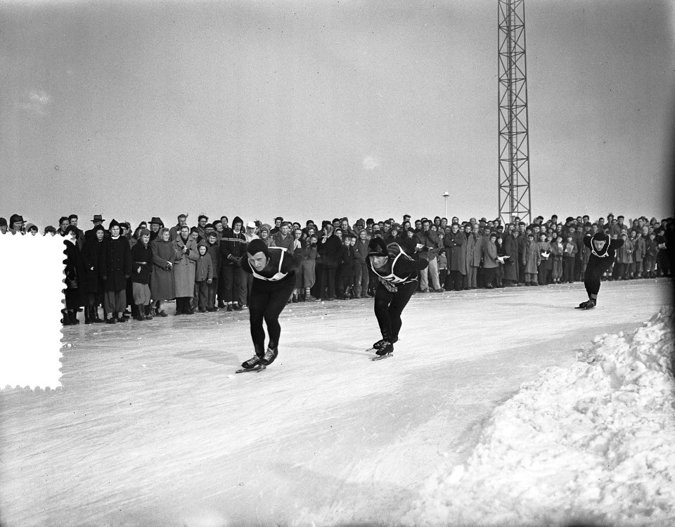 Schaatswedstrijd om grote prijs van Amsterdam Overzicht, Bestanddeelnr 907-6000