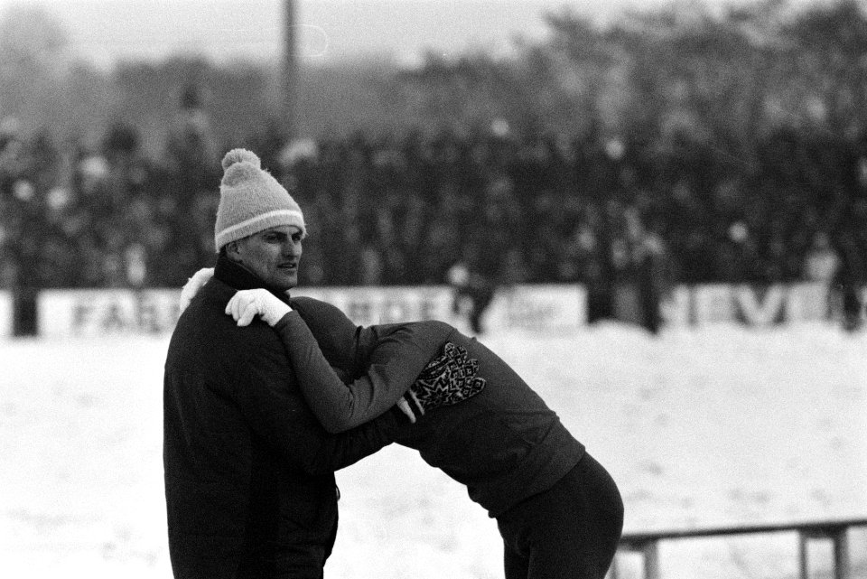 Schaatswedstrijd Nederland tegen Noorwegen in Heerenveen. Nummer 16 Kees Verkerk, Bestanddeelnr 923-0977
