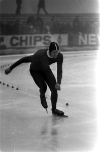 Schaatswedstrijden te Heerenveen om Gouden Schaats , Harm Kuipers in actie, nr , Bestanddeelnr 925-2443