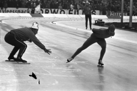 Schaatswedstrijden voor eerste ISSL World Cup voor prof op De Uithof in Den Haag, Bestanddeelnr 926-1419