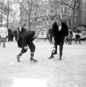 Schaatswedstrijd Leidsekade Amsterdam, Bestanddeelnr 906-2886