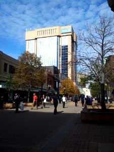 Scarth street pedestrian way in Regina, Saskatchewan 2012